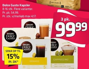 Fleggaard Dolce Gusto Kapsler tilbud