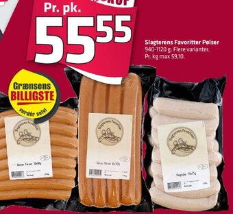 Fleggaard Slagterens Favoritter Pølser tilbud