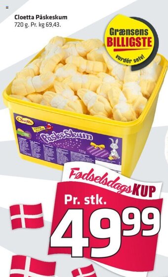 Fleggaard Cloetta Påskeskum tilbud