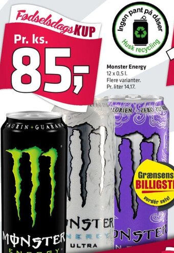 Fleggaard Monster Energy tilbud