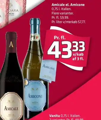 Fleggaard Amicale el. Amicone tilbud
