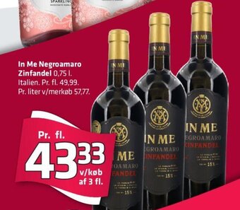 Fleggaard In Me Negroamaro Zinfandel tilbud