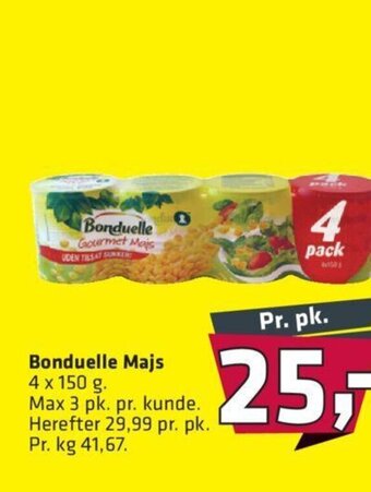 Fleggaard Bonduelle Majs tilbud