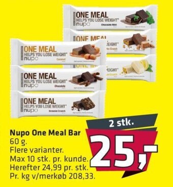 Fleggaard Nupo One Meal Bar tilbud