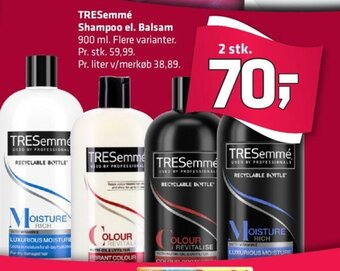 Fleggaard TRESemmé Shampoo el. Balsam tilbud