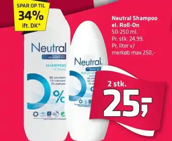Neutral Shampoo el. Roll-On