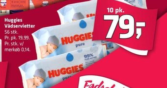 Fleggaard Huggies Vådservietter tilbud