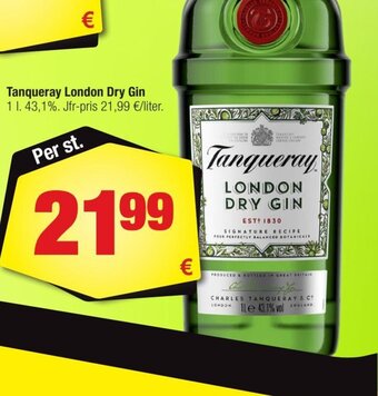 Calle Tanqueray London Dry Gin tilbud