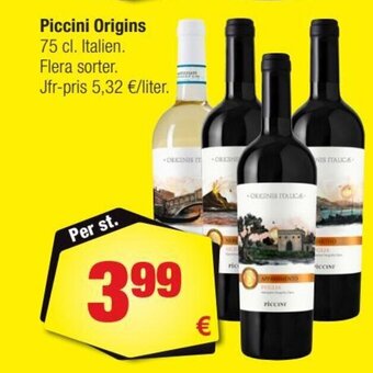 Calle Piccini Origins tilbud