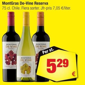 Calle Montgras De-Vine Reserva tilbud