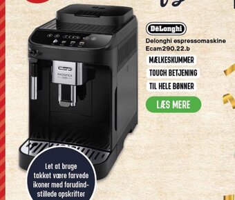 Skousen Delonghi Espressomaskine tilbud