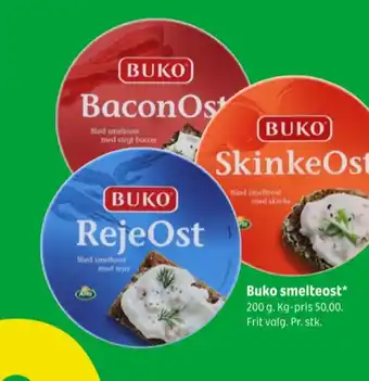 Buko smelte smøreost baconost