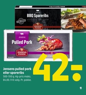 Coop 365 Jensens spareribs tilbud