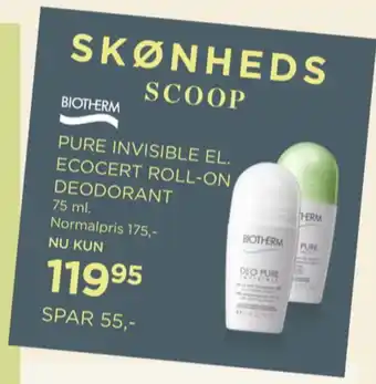 Salling Biotherm deo roll-on tilbud