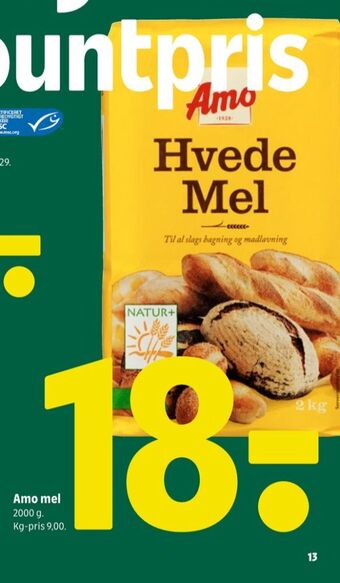 Coop 365 Amo hvedemel tilbud