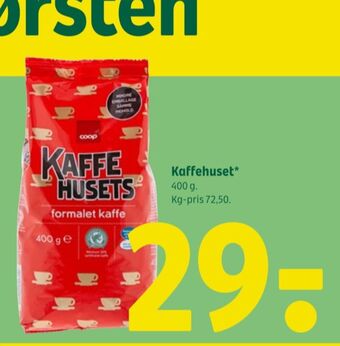 Kaffehusets kaffe formalet