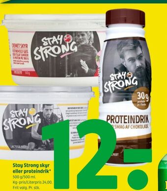 Coop 365 Stay strong skyr vanilje tilbud