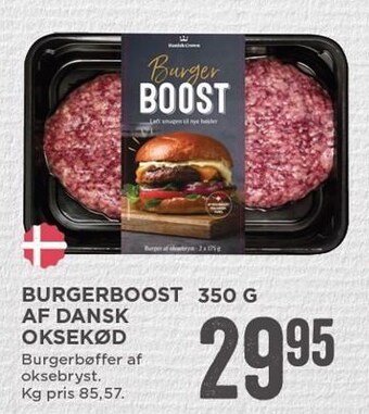 MENY Burgerboost af dansk oksekød tilbud