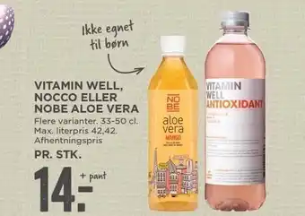 Vitamin well, nocco eller nobe aloe vera