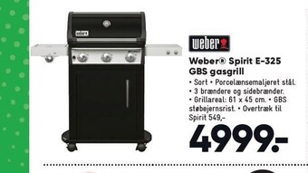 Weber spirit e-325 gbs gasgrill