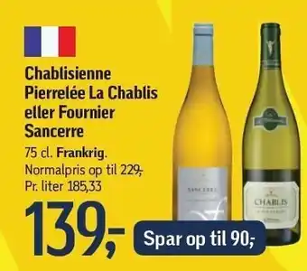 Chablisienne pierrelée la chablis eller fournier sancerre