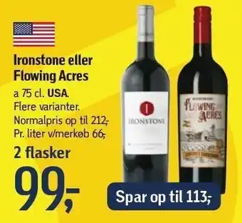Føtex Ironstone eller flowing acres tilbud