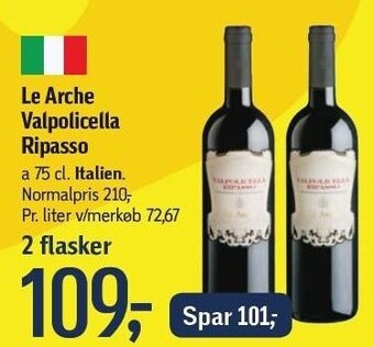 Føtex Le arche valpolicella ripasso tilbud