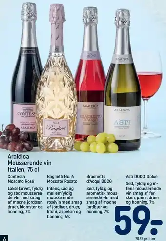 REMA 1000 Araldica mousserende vin tilbud
