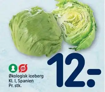 REMA 1000 Økologisk iceberg tilbud