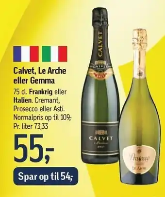 Føtex Calvet, le arche eller gemma tilbud