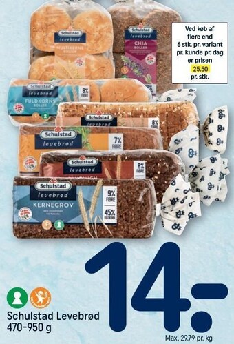 REMA 1000 Schulstad levebrød tilbud