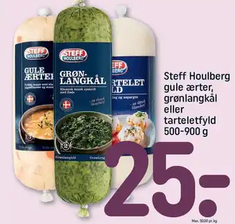 REMA 1000 Steff houlberg gule ærter, grønlangkål el. tarteletfyld 500-900 g tilbud
