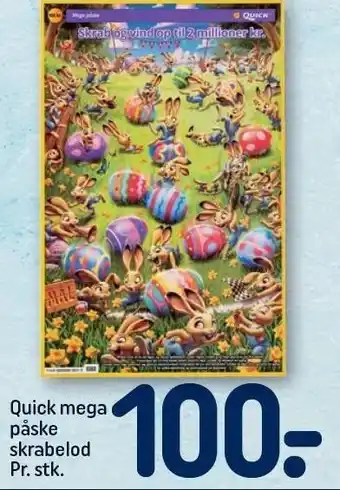 REMA 1000 Quick mega påske skrabelod tilbud