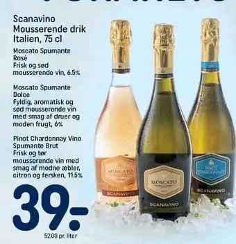 REMA 1000 Scanavino mousserende drik tilbud