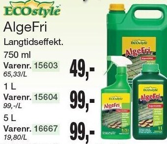 Harald Nyborg Ecostyle algefri tilbud