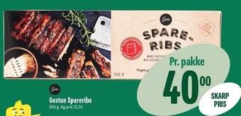 Min Købmand Gestus spareribs tilbud