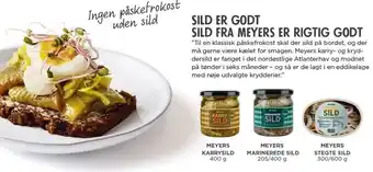 MENY Sild er godt. sild fra meyers er rigtig godt tilbud