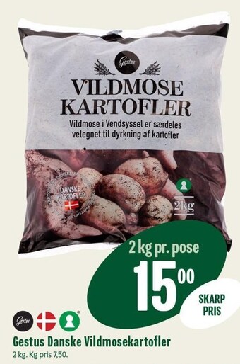 Min Købmand Gestus danske vildmosekartofler tilbud