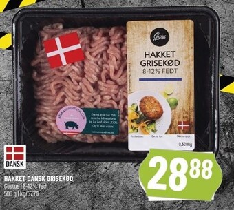 Løvbjerg Hakket dansk grisekød tilbud
