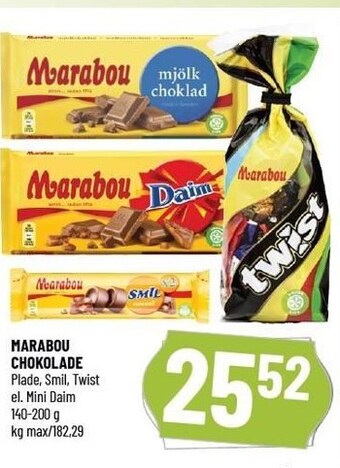 Løvbjerg Marabou chokolade tilbud
