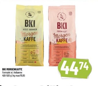 Løvbjerg Bki morgenkaffe tilbud