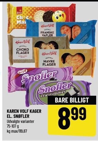 Løvbjerg Karen volf kager el. snøfler tilbud