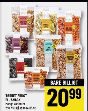 Løvbjerg Tørret frugt el. snack tilbud