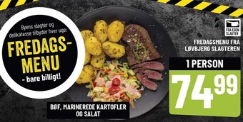 Fredagsmenu fra løvbjerg slagteren