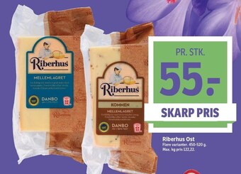 SPAR Riberhus ost tilbud