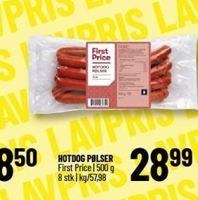 Hotdog pølser