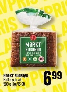 Løvbjerg Mørkt rugbrød tilbud
