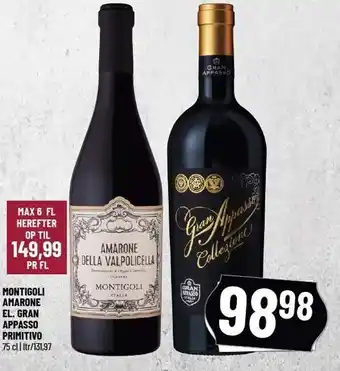 Løvbjerg Montigoli amarone el. gran appasso primitivo tilbud