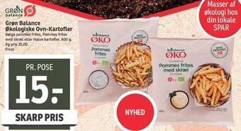 SPAR Grøn balance økologiske ovn-kartofler tilbud