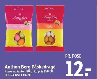 SPAR Anthon berg påskedragé tilbud